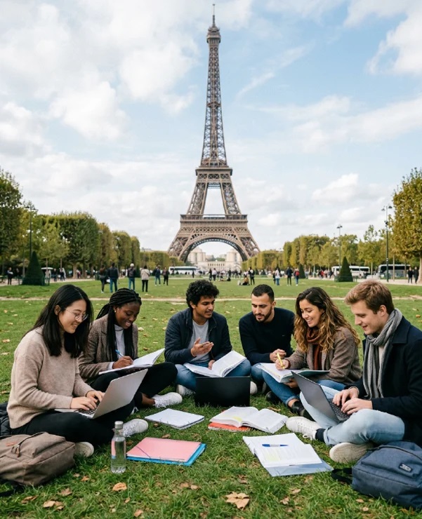 フランスの学生たち